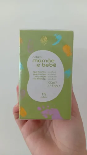 Água de colônia Natura mamãe e bebê 