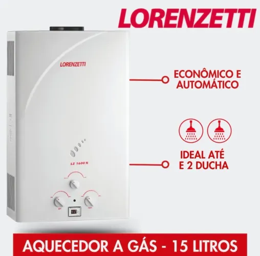 Aquecedor Lorenzetti GN