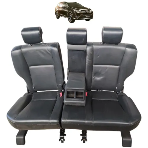 Banco Encosto Couro Traseiro Toyota Rav4 2013 2014 2015 2016 Preto