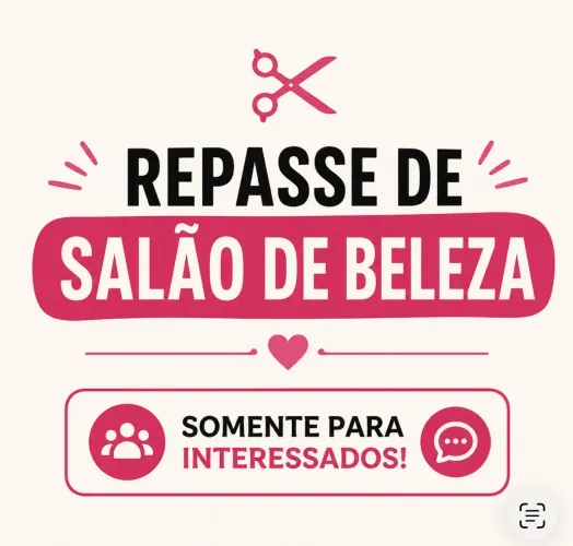 REPASSE DE SALÃO DE BELEZA