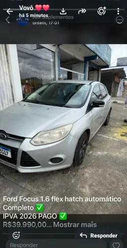 Ford Focus Sedan 1.6 16V Flex 4P Aut. 2014