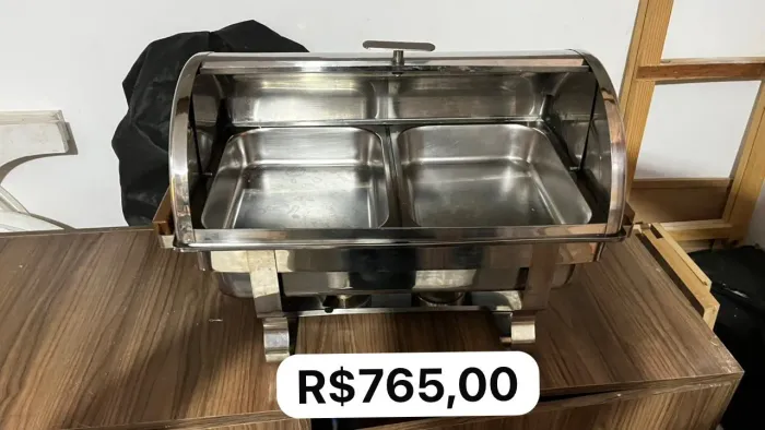 Rechaud de inox