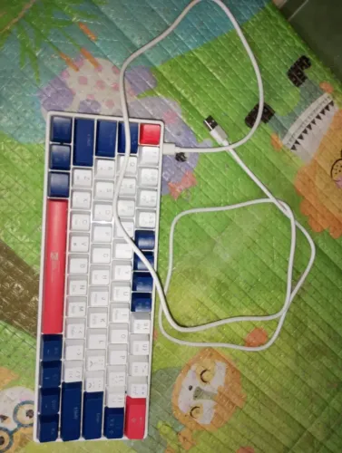Teclado mecânico switch azul