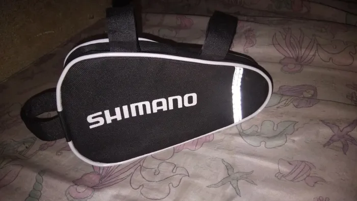 Bolsa shimano preta com refletivo