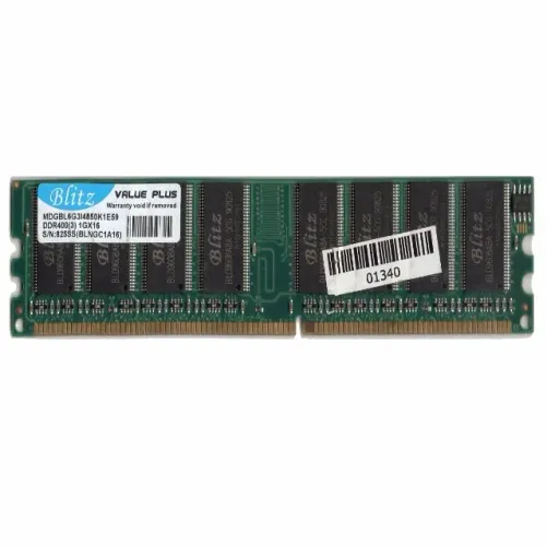 Memória Blitz Value Plus de 512MB DDR400 PC/Desktop