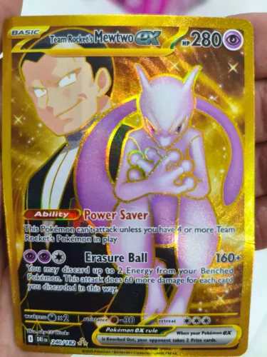 CARTA POKÉMON TEAM ROCKETS MEWTON EX