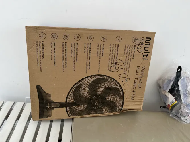 Ventilador Multi Turbo 40cm Multi Lazer (Na Caixa / Super Potente)