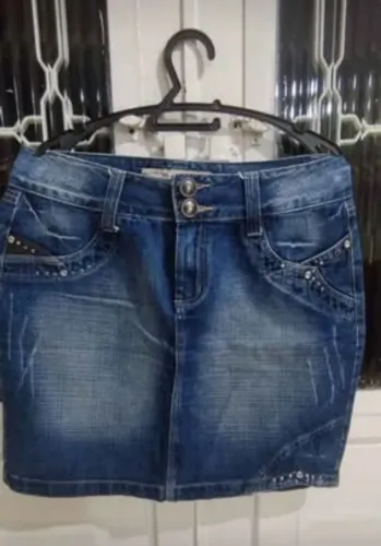 Saia jeans CKZ tamanho 46 nova