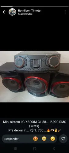 Mini System LG XBOOM CL88 2900w
