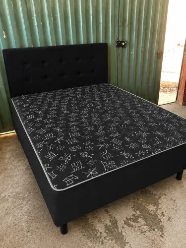 CAMA BOX CASAL 249$ + TRAVESSEIRO