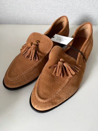 Sapato Mocassim em Couro com Franja