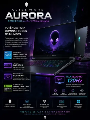 Notebook Alienware Aurora