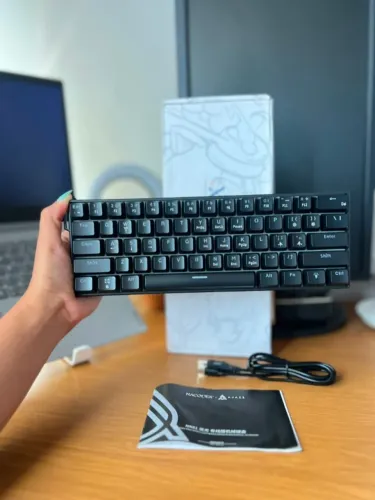 Teclado Mecânico Ajazz 61 Teclas RGB