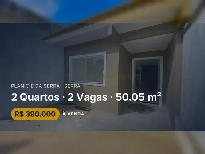 Oportunidade em Planície da Serra! Linda casa de 2 quartos para sua família.