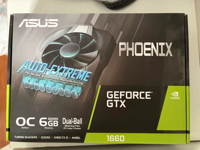Placa de video GTX 1660 6GB Asus