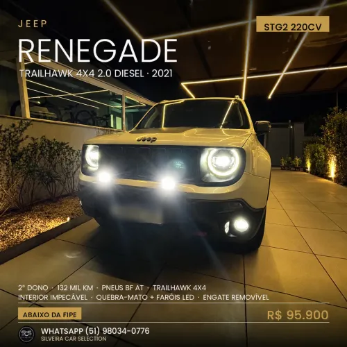 Jeep Renegade Trailhawk 2.0 4X4 TB Diesel AUT 2021