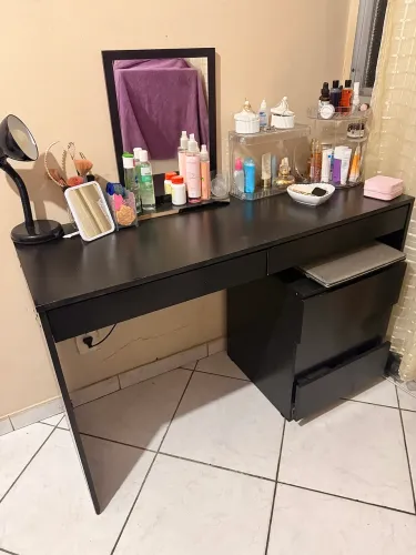 Escrivaninha Penteadeira Preta