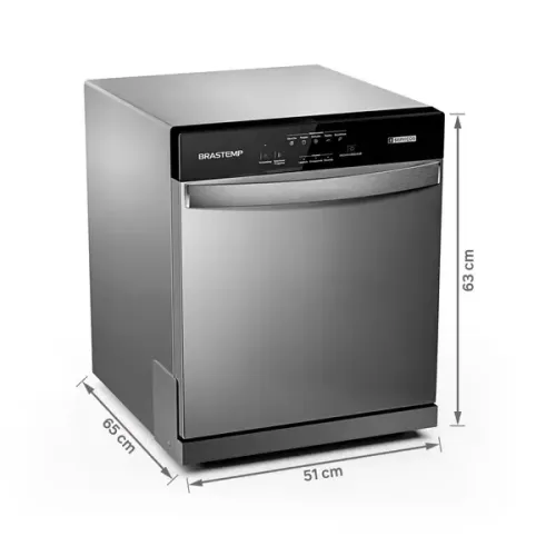 Lava-louças Brastemp 8 Serviços Inox (BLF08BS)