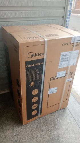 Freezer Horizontal 100L Inverter Bivolt Branco Midea