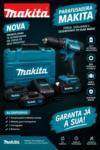 Parafusadeira Makita Original
