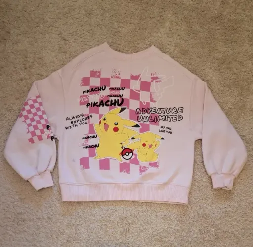 Blusa de Moletom Zara Juvenil Pokemon Pikachu Tamanho 11/12