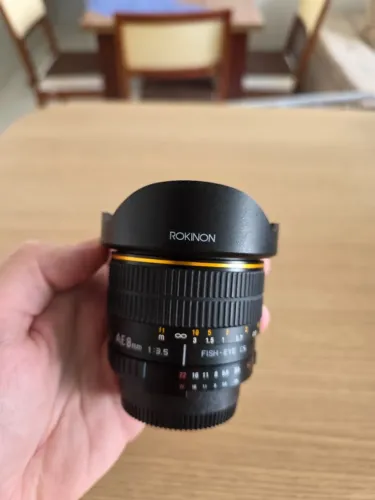 Lente Rokinon 8mm Nikon