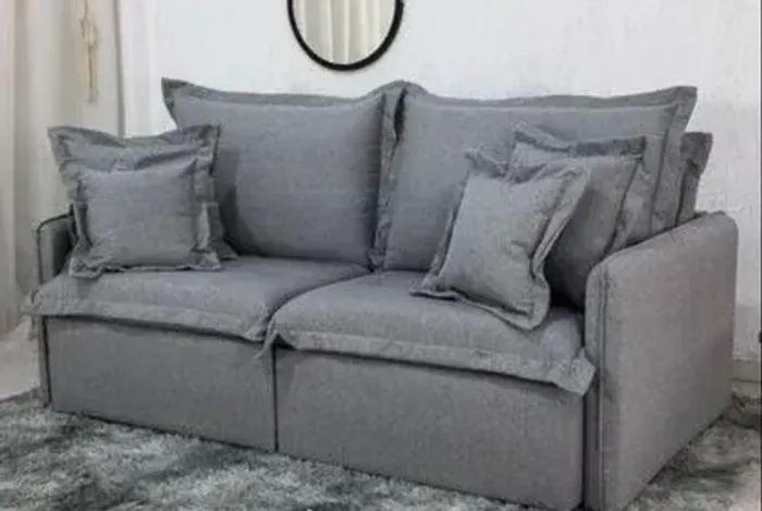 Sofá Cama Linho 2,20m - (Entregamos)!!
