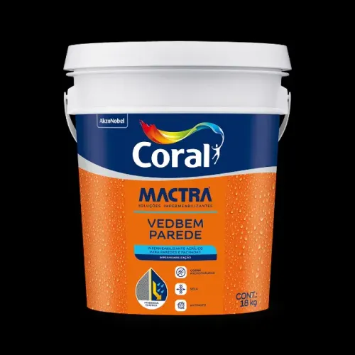 IMPERMEABILIZANTE CORAL VEDBEM PAREDE 18 KG MACTRA