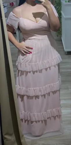 Vestido yunire rosa claro - M