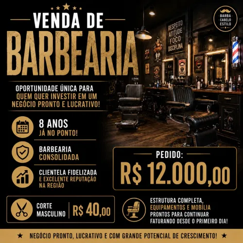 Barbearia completa 