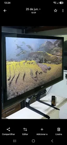 TV LG '42 Tela de Vidro (Defeito Não Liga)