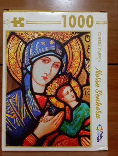 quebra cabeça nossa senhora (pais & filhos) 1000 peças