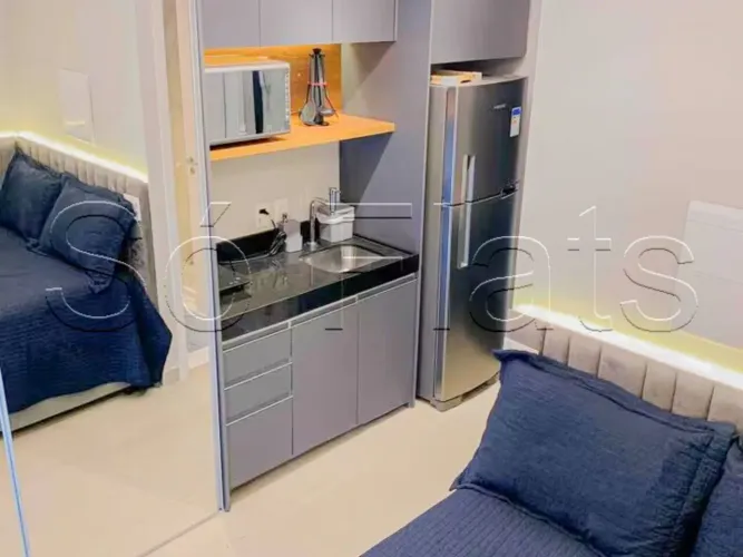 Flat no VN Oscar Freire disponível para locação com 20m² e 1 dorm, localizado na Av Rebouç