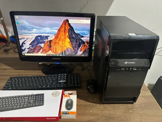 Computador com 8 gb ddr4 ssd 250 gb completo para empresas com garantia loja física 