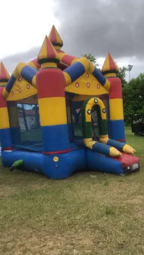 Castelo inflável 3×3 + motor Mendes brinquedos 