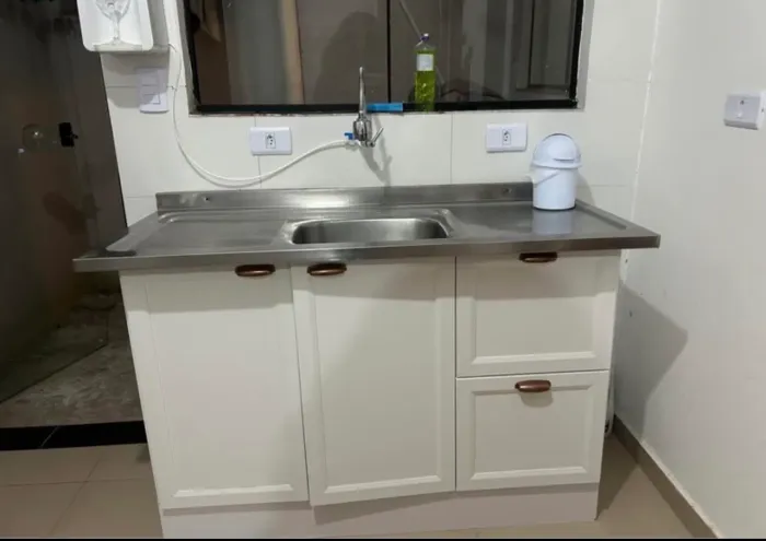 Pia inox 130x57 (sem o balcão)