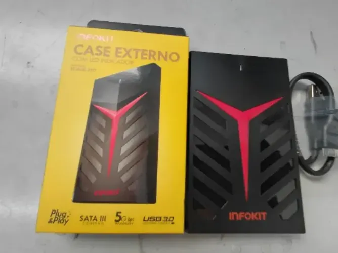 Hd Externo 500Gb Usb 3.0 Novo Funciona Xbox One e Ps4 Fotos Arquivos