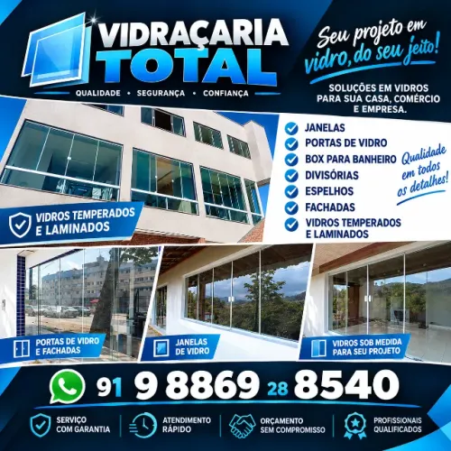 VIDRAÇARIA E SERRALHERIA ALUMÍNIO, VIDROS E ESPELHOS - QUALIDADE GARANTIDA