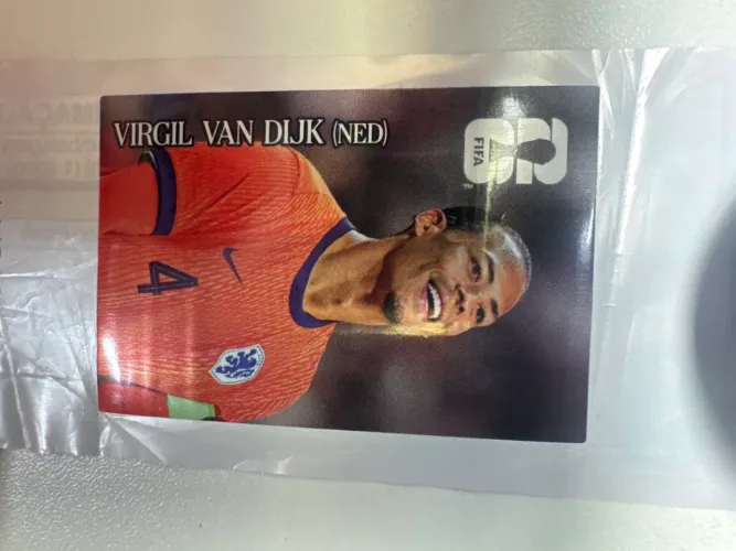 Figurinha Coca-cola Virgil Van Dijk Copa 2026