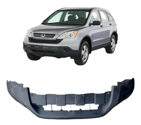 Spoiler Parachoque Dianteiro Honda Cr-v 2009 Preto Uzad0