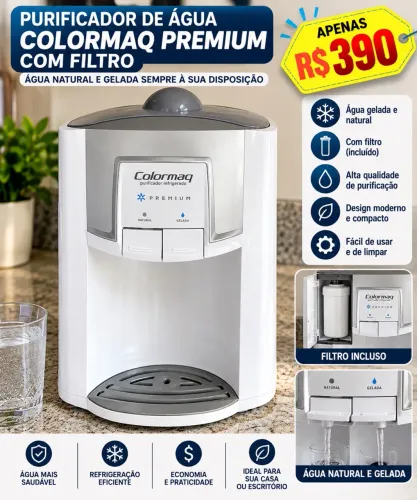 Vendo filtro com compressor Colorama