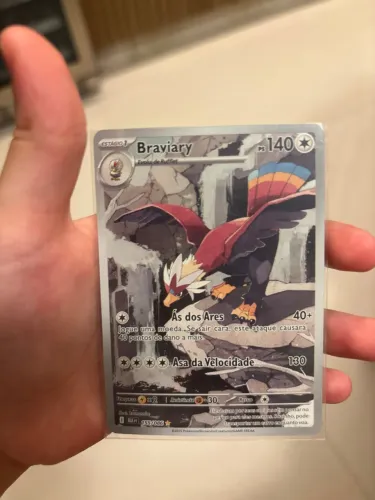 Carta Pokémon braviary carta muito boa 155/086