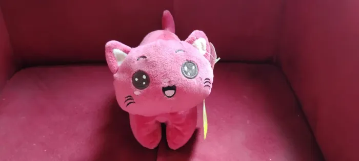 Gato de Pelúcia com presilha de chaveiro