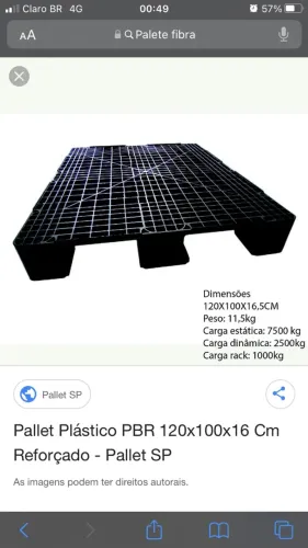 Palete fibra