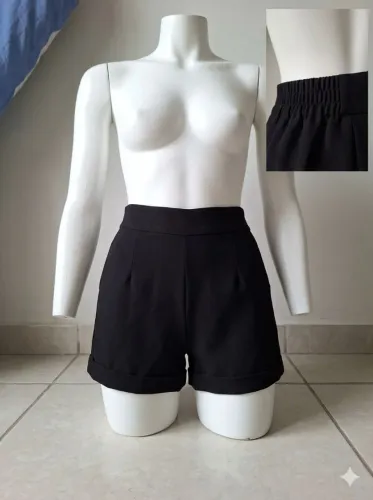 Shorts magazine looping, na cor preto e tam.: gg