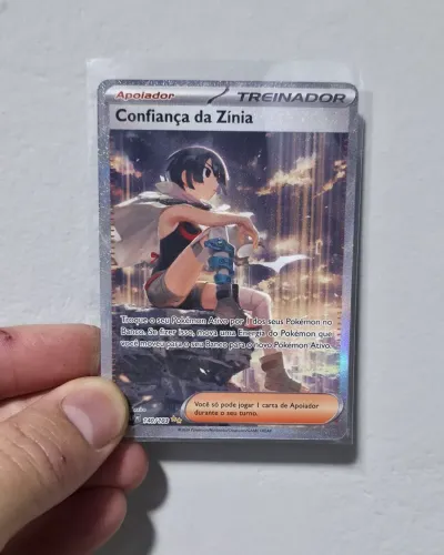 Carta pokemon - confiança da zinia Sr