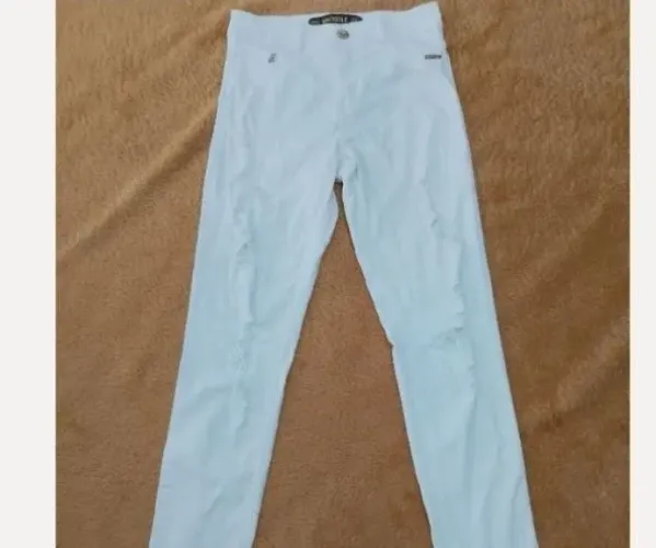 Calça Macstile branca tamanho 36