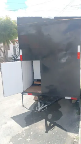 TRAILER DE LANCHE COM REBOQUE