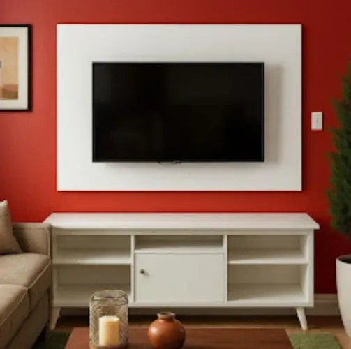 Painel e rack até 70 polegadas em mdf