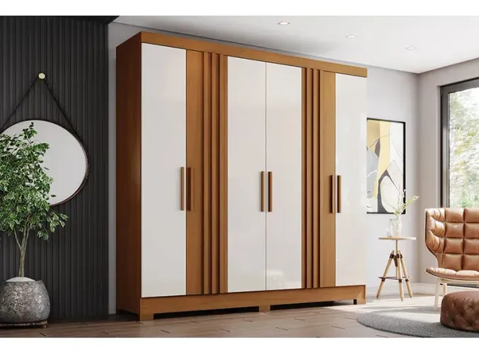 Guarda roupa de 6 portas na promoção 